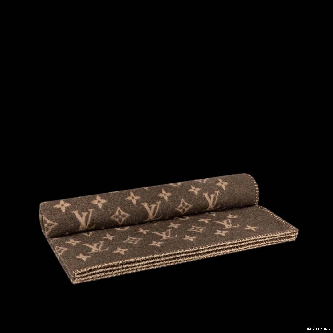 LV THROW BLANKET MONOGRAM CUSTOM 0728